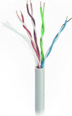 Кабель UTP кат.5e CCA однож. 0.48 мм, 305 м pullbox, серый PC-5004E-SOL – фото 10