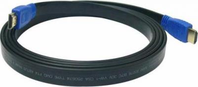 Кабель HDMI 1.8м C-HM/HM/FLAT/ETH-6 плоский черный – фото 2