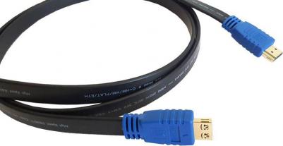 Кабель HDMI 1.8м C-HM/HM/FLAT/ETH-6 плоский черный – фото 3