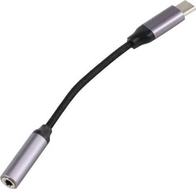 Аудио адаптер USB-Cm на AUX 3.5мм гнездо KS-392