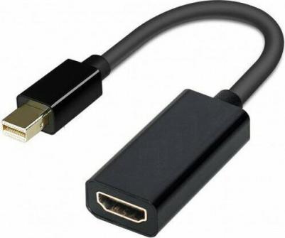 Кабель-переходник Mini DisplayPort(M)-HDMI, черный