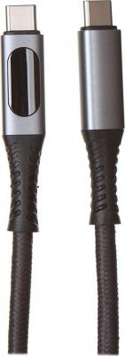 Кабель USB4 Type-C(m)-USB4 Type-C(m), экранированный, быстрая зарядка, 5A 1 м, черный – фото 4