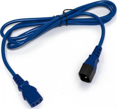 Кабель питания C13-C14, 10А, 1.5 м, синий, (LAN-PP13/14-1.5-BL)