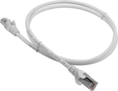 Патч-корд FTP кат.5e, 10м, RJ45-RJ45, серый, LSZH, экранированный