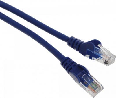 Патч-корд LAN-PC45/U5E-1.0-BL UTP вилка RJ-45-вилка RJ-45 категория 5е 1м синий LSZH – фото 1
