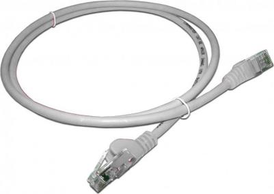 Патч-корд UTP кат.5e, 0.5 м, RJ45-RJ45, белый, LSZH, LAN-PC45/U5E-0.5-WH