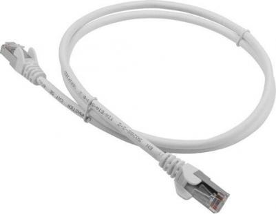 Патч-корд вилка RJ-45, вилка RJ-45, кат.5E, LSZH, 1м, белый [lan-pc45/s5e-1.0-wh]