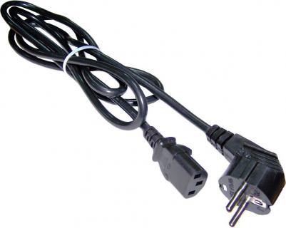 Шнур питания C19-Schuko, 3х1.5, 220В, 16А, черный, 1 метр LAN-PP19/SHA-1.0-BK – фото 2