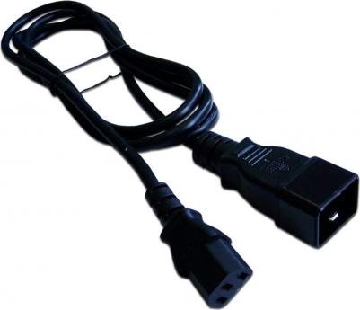 Шнур питания С13-C20, 3х0.75, 220В, 10А, черный, 2 метра – фото 1