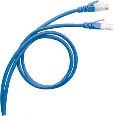 Коммутационный шнур RJ 45 - категория 6 - SF/UTP - PVC - экранированный - 5 м - голубой 051755