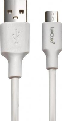 Кабель USB-MicroUSB 1m белый QY-PM3 PVC