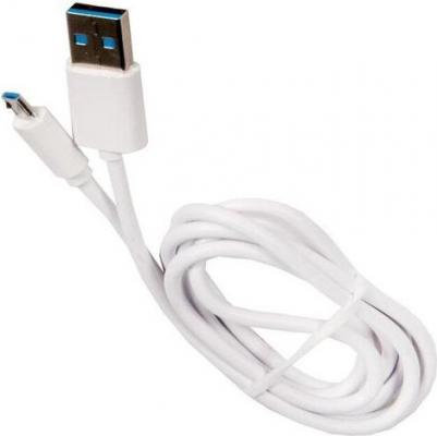 Дата-кабель K13m USB 2.1A для micro USB TPE 1м White – фото 1