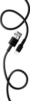 Дата-кабель K14i TPE 2.0A Lightning 8-pin Black USB 0.25m – фото 2