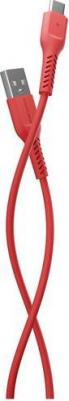 Дата-кабель K16a USB 2.0A для Type-C TPE 1м Red