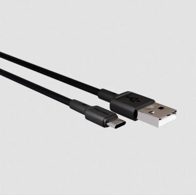 Дата-кабель USB 2.0A для Type-C K14a TPE 2м Black