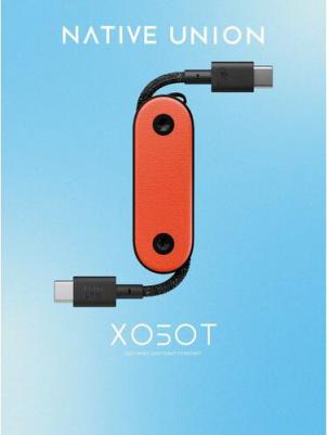 Кабель 2хUSB-C 60W 0.17 м красный (POCK-C-OXY-NP) – фото 1