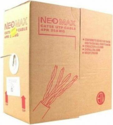 Кабель NM711001 U UTP cat.5e 4x2x0.46, 25 AWG, Медь, внутренний, PVC, 305м, серый – фото 3