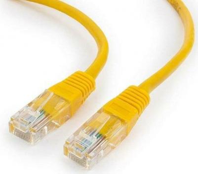 NM13001-005Y Шнур коммут. UTP 0.5 м, cat.5е, желтый, многожильный – фото 3