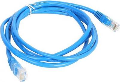 NM13001-020B Шнур коммут. UTP 2 м, cat.5е, синий, многожильный