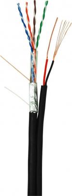 Одножильный кабель EC-UF004-5E-PC050-PE-BK – фото 2