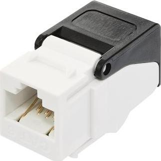 Неэкранированный модуль-вставка Модуль-вставка типа Keystone неэкранированный, белый NMC-KJUE2-NT-WT – фото 1