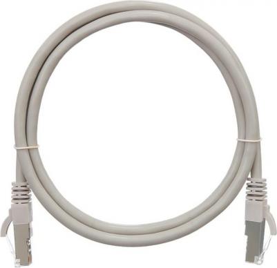 Патч-корд SSTP кат.6, 10м, RJ45-RJ45, серый, CU, LSZH