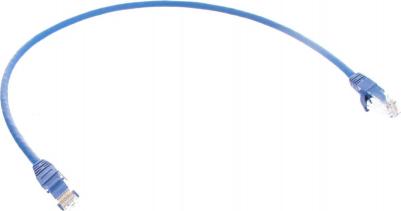 Патч-корд UTP кат.5e, 0.5 м, RJ45-RJ45, синий, CU, LSZH, NMC-PC4UD55B-005-C-BL
