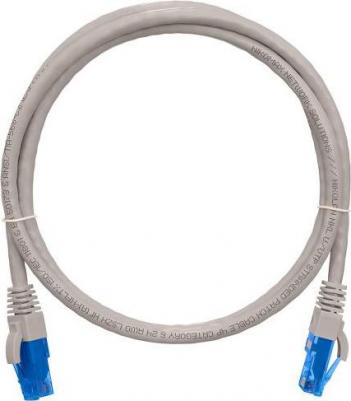 Патч-корд UTP кат.6, 7.5м, RJ45-RJ45, серый, CU, LSZH – фото 1