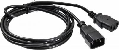Кабель-удлинитель AN23-1008 IEC C13 IEC C14 1.8м черный – фото 1