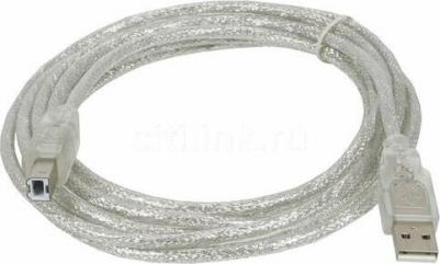 Кабель USB2.0 USB A(m) - USB B(m), 3м, блистер [usb2.0-am-bm-3-br] – фото 2