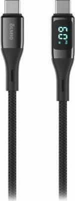 Кабель GEEK, Type-C - Type-C, USB2.0, 1.2м, черный (041669) – фото 1