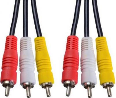 Кабель 3xRCA вилка - 3xRCA вилка, длина 3 м. (R3104)