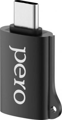 Адаптер AD02 OTG TYPE-C TO USB 2.0, черный
