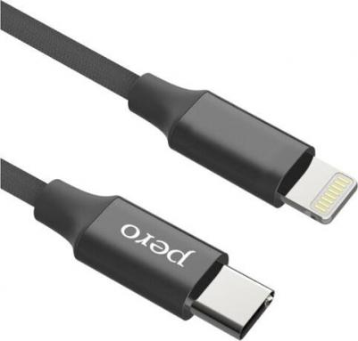 Дата-кабель DC-05 Type-C to Lightning 3А 1м Black – фото 2