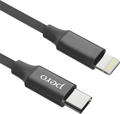 Дата-кабель DC-05 Type-C to Lightning 3А 2м Black – фото 1