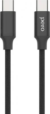 Дата-кабель DC-05 Type-C to Type-C 3А 60W 1м Black – фото 1