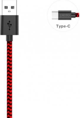 Кабель DC-04 Type-C 3А 1м Red-black (Fast Charge) – фото 3