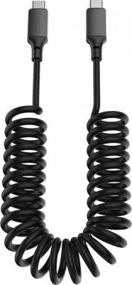 Кабель DC-16, USB Type-C (m) - USB Type-C (m), 1.2м, в оплетке, черный [prdc-16cc] – фото 4