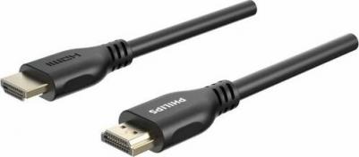Кабель аудио-видео 4K 60Гц Ultra HD, HDMI (m) - HDMI (m), ver 2.0, AWG28, медь бескислородная, 5м, GOLD, черный [swv4150/56] – фото 1
