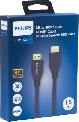 Кабель HDMI HDMI 2.1 PVC HDMI:8K4K2K 30AWG OD6.0 1.5M, Gray – фото 2