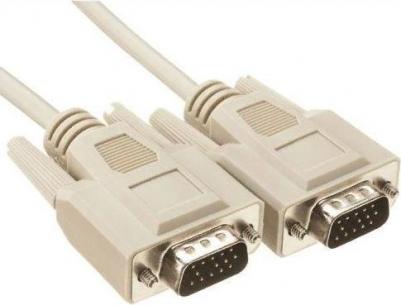 Кабель 5-960B 1.5, VGA (m) - VGA (m), ферритовый фильтр, круглое, 1.5м, черный – фото 1