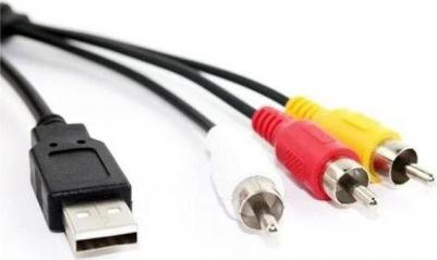 Кабель аудио-видео 3.5мм-USB 5-920 USB Am на 3RCA - 1.8 метр