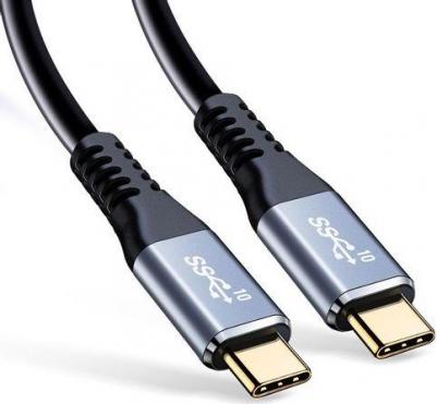 Кабель PD100W/USB 3.1Gen2/4K, USB Type-C (m) - USB Type-C (m), 2м, 5A, черный [pcg5916-2.0]