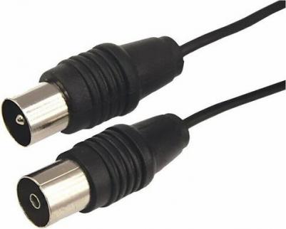 Кабель ТВ 3C2V OD5.0 мм черный 10.0 м
