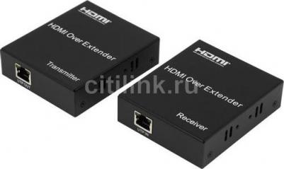 Набор адаптеров аудио-видео 5-877-2, HDMI (f) - RJ45, ver 1.4, черный