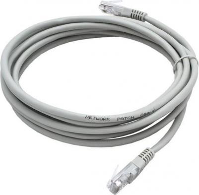 Патч-корд 5-970 литой, UTP, cat.5E, 2м, 4 пары, алюминий омедненный, 1 шт, серый – фото 2