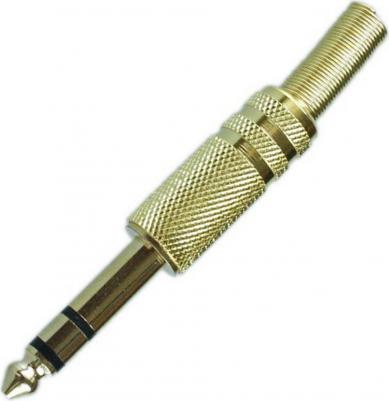 Разъем PL2124 6.35мм, Gold