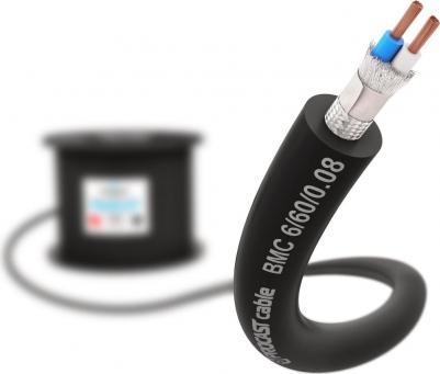 BMC 6/60/0,08 – профессиональный балансный микрофонный кабель для подключения балансных микрофонов, симметричных и стереофонических источников 4680188640647