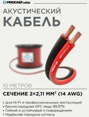 SBR 14.OFC.2,11.10 – профессиональный акустический кабель для подключения акустических систем к звукоусиливающему оборудованию.Проводники изготовлены – фото 1