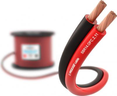 SBR 14.OFC.2,11.100 – профессиональный акустический кабель для подключения акустических систем к звукоусиливающему оборудованию.Проводники